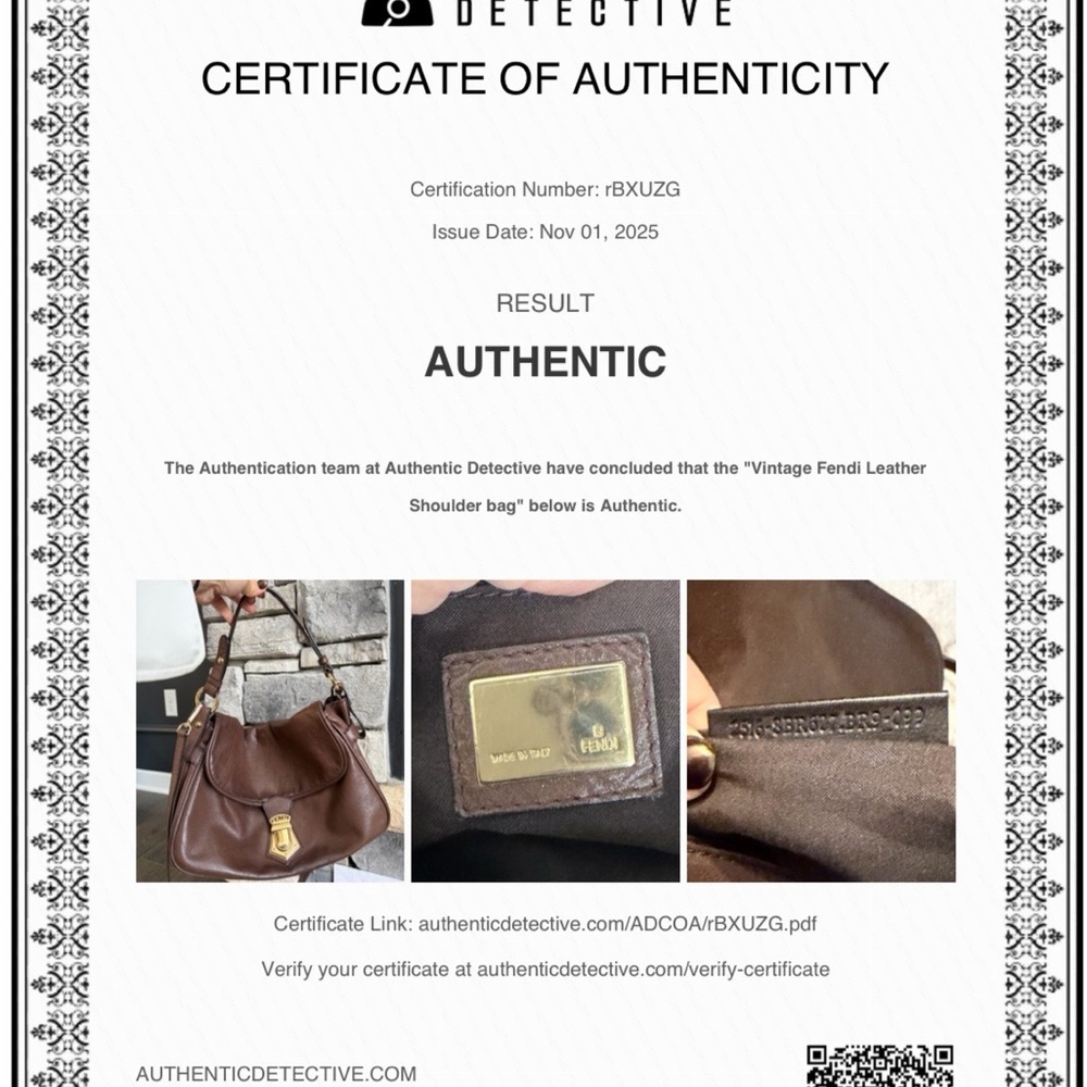 Fendi vintage tote brown. Stunning! - Picture 13 of 13